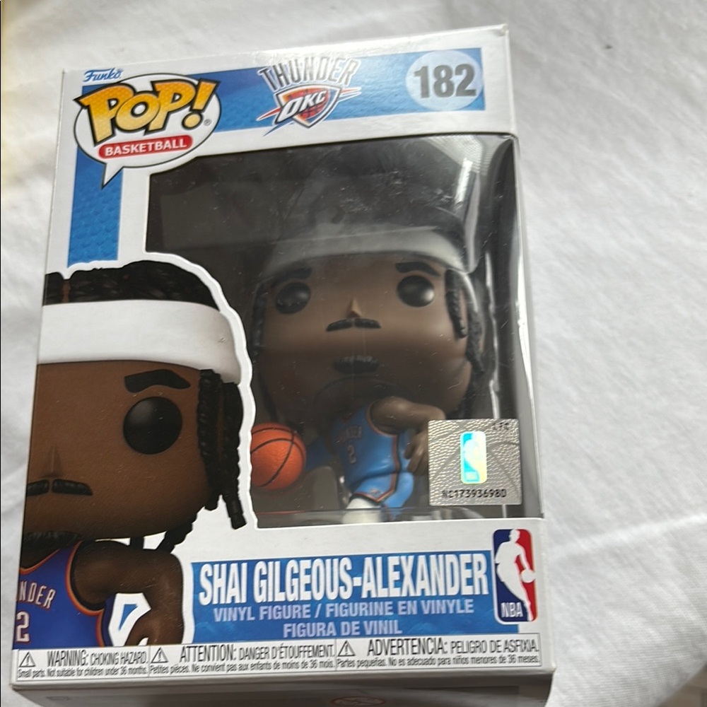 Funko NBA Vinyl Figure with Blue and White Accents